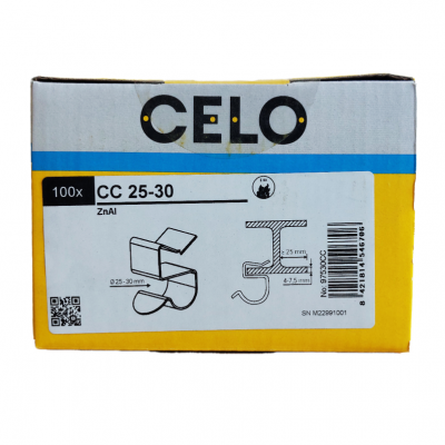 zacisk na kabel 25-30mm grubość belki 4-7,5mm /opk=100szt./ 97530CC CELO (97530CC)